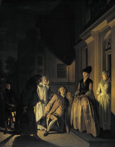 Scène uit het Toneelstuk 