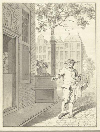 Scène uit Pefroen met het schaapshoofd door Jacobus Buys