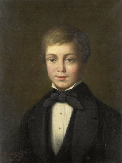 Jacob van Eeghen (1818-34). Op twaalfjarige leeftijd door Jacobus Hermanus Otterbeek