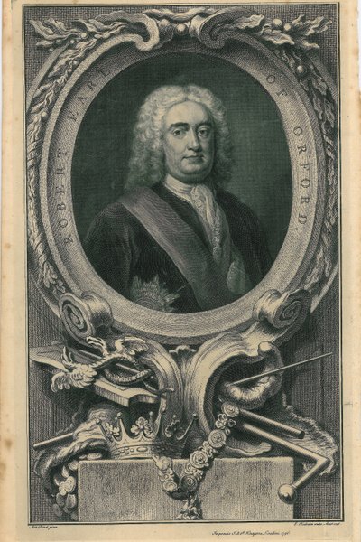 Robert, Graaf van Orford, 1746 door Jacobus Houbracken