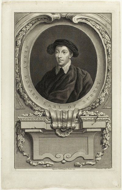 Henry Howard, graaf van Surrey door Jacobus Houbraken