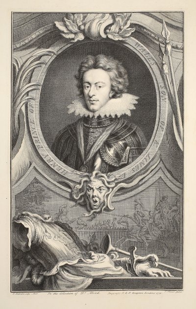 Portret van Henry, Prins van Wales, illustratie uit 