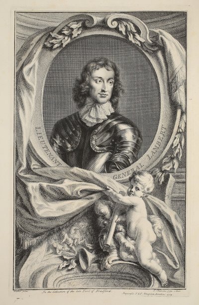 Portret van Luitenant-Generaal Lambert, illustratie uit 