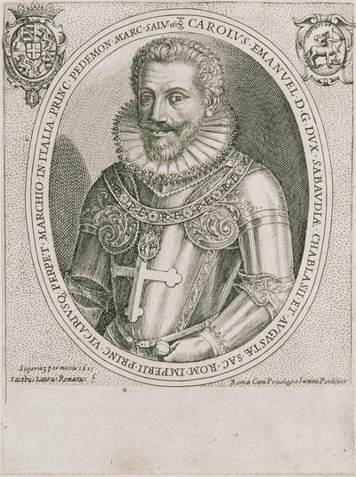 Karel Emanuel I van Savoye door Jacobus Laurus