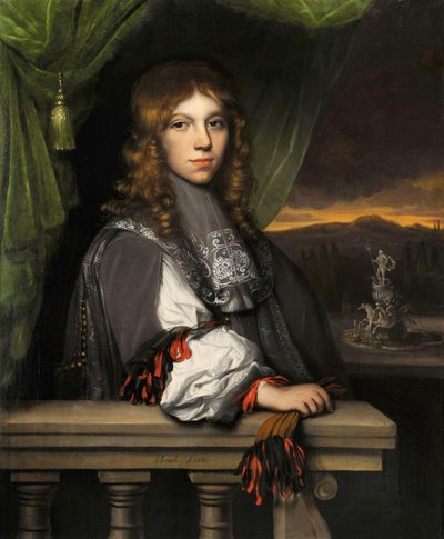 Portret van Mattheus van den Broucke door Jacobus Leveck