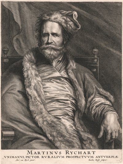 Martinus Rychart, Unimanus, Pictor Ruralium Prospectuum Antuerpiæ door Jacobus Neeffs