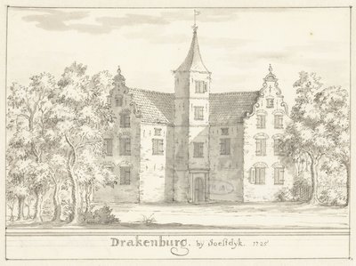 Het kasteel Drakenburg bij Soestdijk door Jacobus Stellingwerff