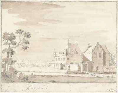 Het kasteel Raaphorst bij Wassenaar door Jacobus Stellingwerff
