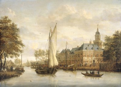 Kasteel Nijenrode aan de Vecht bij Breukelen door Jacobus Storck
