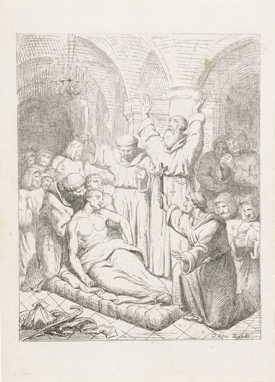 De dood van Tiddo Winnenga door Jacobus van Dijck