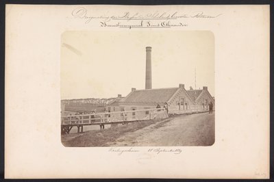 Bovenstoomgemaal Prins Alexander, Kralingscheveer 18 September 1869 door Jacobus van Gorkom jr.