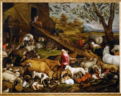  door Jacopo (1510-92) Bassano