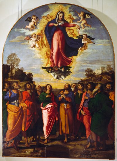 Hemelvaart van de Maagd door Jacopo (c.1480 1528) Palma