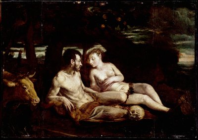 Adam en Eva door Jacopo Bassano
