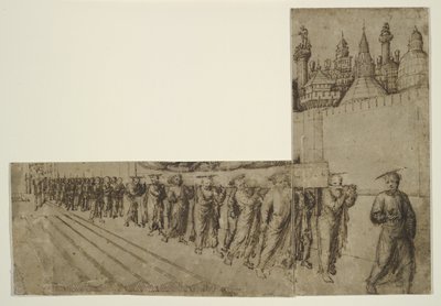 Begrafenis van de Maagd door Jacopo Bellini