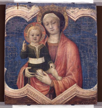 Madonna en Kind door Jacopo Bellini