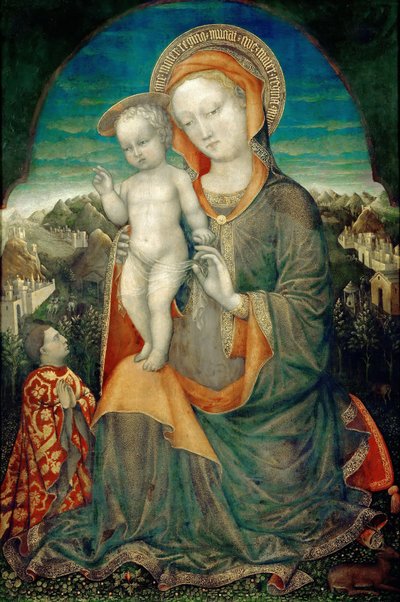Madonna en Kind door een prins van het Huis Este door Jacopo Bellini