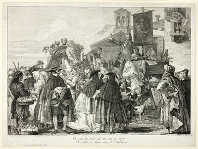 De Tandentrekker, plaat negen uit Selectie van Schilderijen uit Venetiaanse Collecties door Jacopo Leonardis
