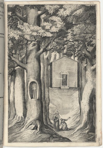 Kapel van de Zalige Johannes van La Verna (Cappella del beato Giovanni della Verna) [plaat S] door Jacopo Ligozzi