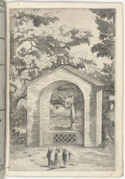 Kapel van de Bron in de Beuk (plaat Q) door Jacopo Ligozzi
