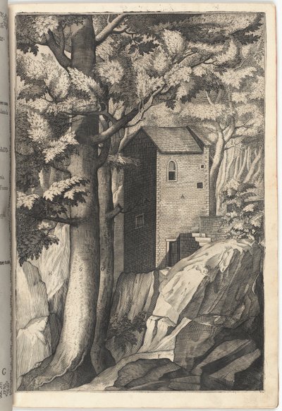 Buitenaanzicht van de kapel van de kardinaal door Jacopo Ligozzi