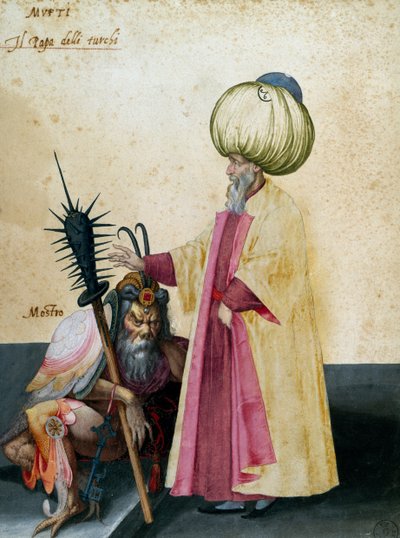 Moefti en monster door Jacopo Ligozzi