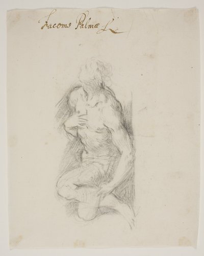 St. Sebastiaan knielend door Jacopo Palma