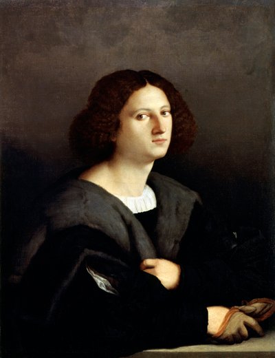 Portret van een man, 1512-1515 door Jacopo Palma il Vecchio