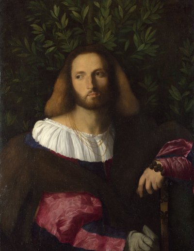 Portret van een Dichter Ludovico Ariosto, ca. 1516 door Jacopo Palma il Vecchio the Elder