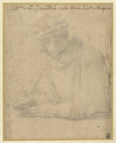 Alessandro de Medici door Jacopo Pontormo