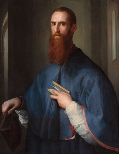 Monsignor della Casa door Jacopo Pontormo