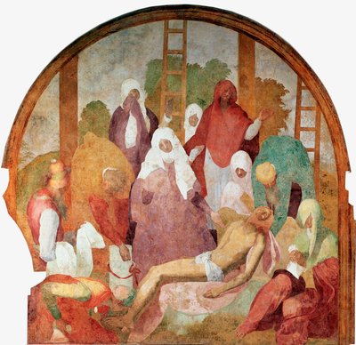 Passie van Christus: de Afdaling door Jacopo Pontormo