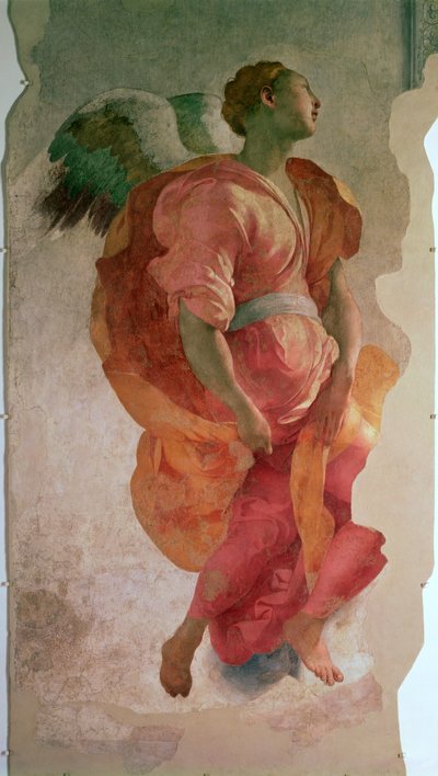 De Annunciatie (detail) door Jacopo Pontormo