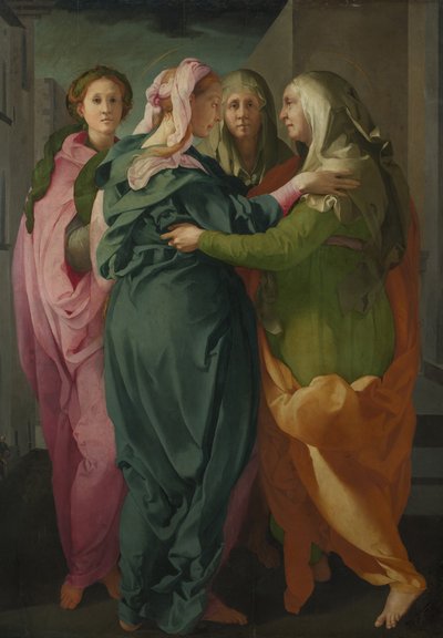 De Visitatie door Jacopo Pontormo