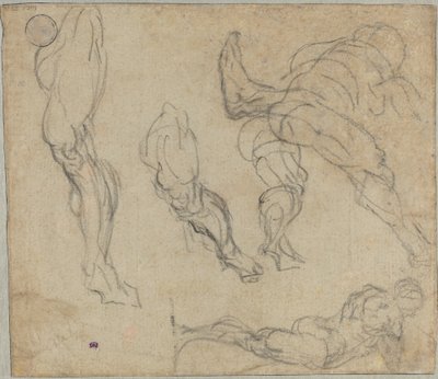 Figuren en Benen door Jacopo Robusti Tintoretto