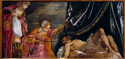 Judith en Holopherne door Jacopo Robusti Tintoretto