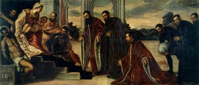 Madonna dei camerlenghi door Jacopo Robusti Tintoretto