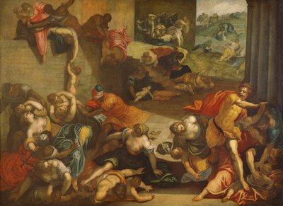 De kindermoord door Jacopo Robusti Tintoretto