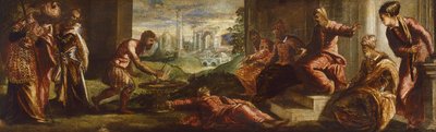 Mucius Scaevola door Jacopo Robusti Tintoretto