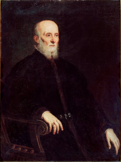 Portret van Alvise Cornaro door Jacopo Robusti Tintoretto