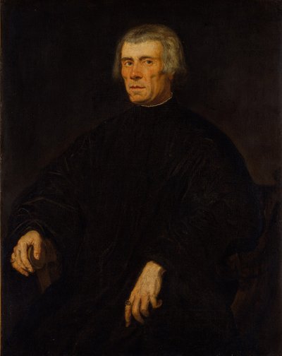 Portret van een Man door Jacopo Robusti Tintoretto