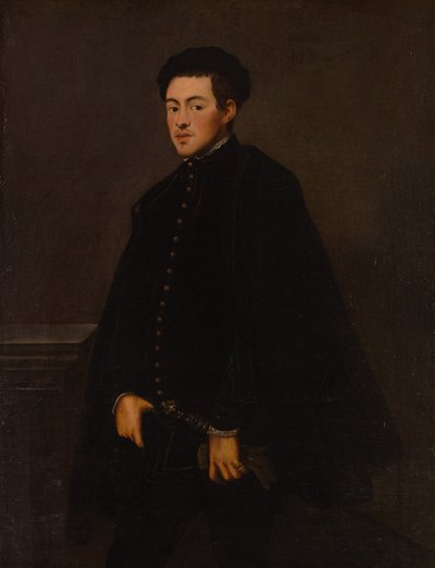 Portret van een Man door Jacopo Robusti Tintoretto