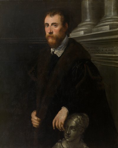 Portret van de Humanist Giovanni Paolo Cornaro door Jacopo Robusti Tintoretto