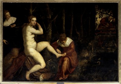 Suzanne in bad door Jacopo Robusti Tintoretto