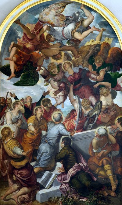 De Tenhemelopneming van de Heilige Maagd Maria door Jacopo Robusti Tintoretto