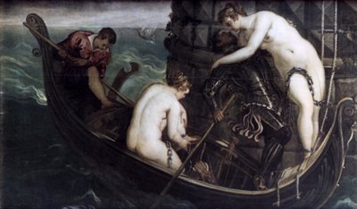 De Bevrijding van Arsinoe door Jacopo Robusti Tintoretto