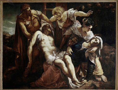 De Afzetting van Christus, ca.1559 door Jacopo Robusti Tintoretto