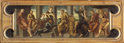 Het oordeel van Salomo door Jacopo Robusti Tintoretto