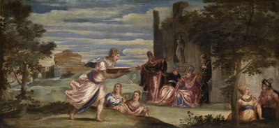 De Beproeving van Tuccia, c.1555 door Jacopo Robusti Tintoretto