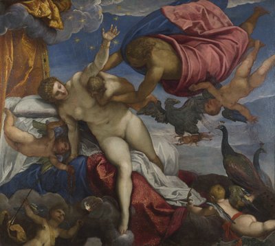 De Oorsprong van de Melkweg, ca. 1575 door Jacopo Robusti Tintoretto
